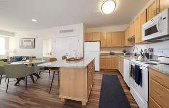 Sleek and modern kitchen cabinetry